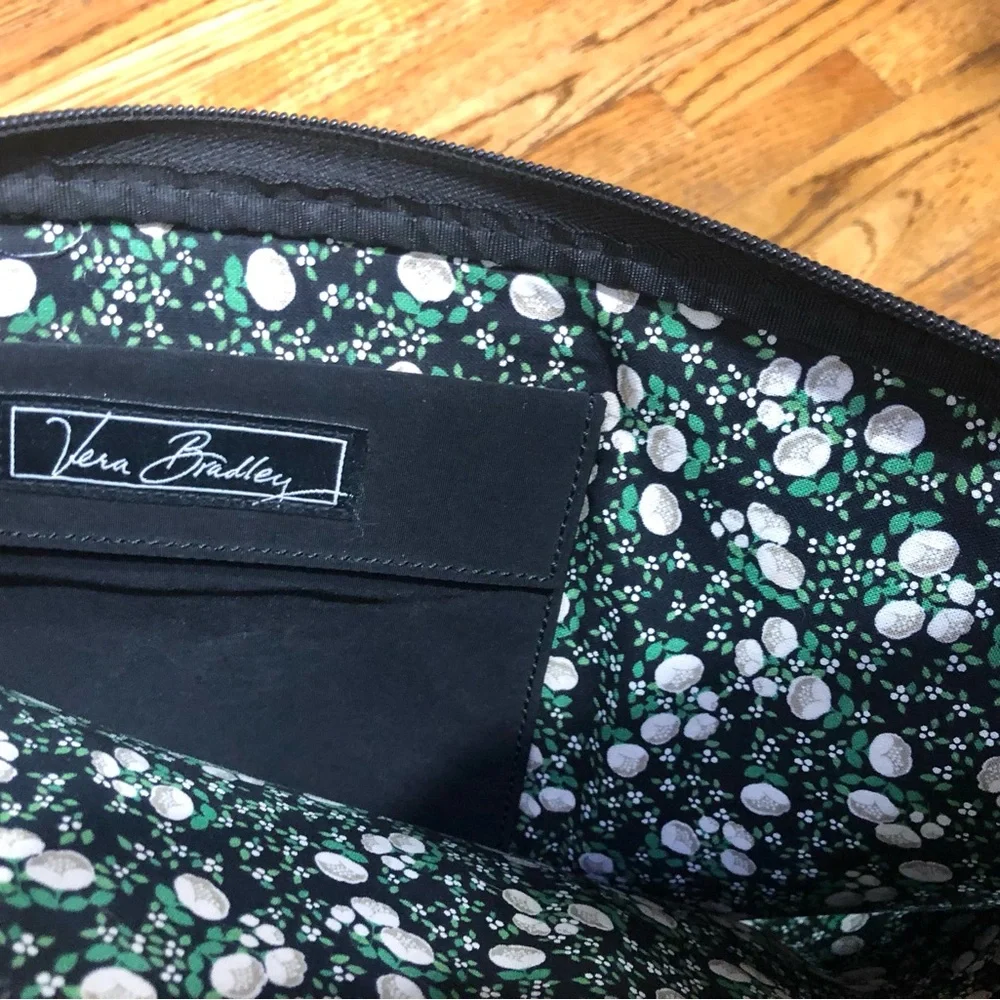 Vera Bradley Black Laptop Sleeve 17” X 12”